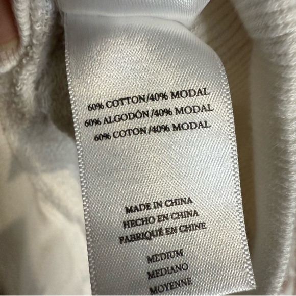 Rails Pink and White Crew Neck Sweater with Zebra Print - Picture 12 of 12